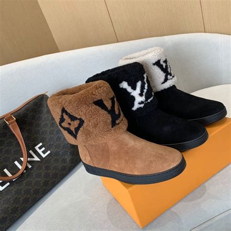 lv uggs slippers|louis vuitton bootie boots.